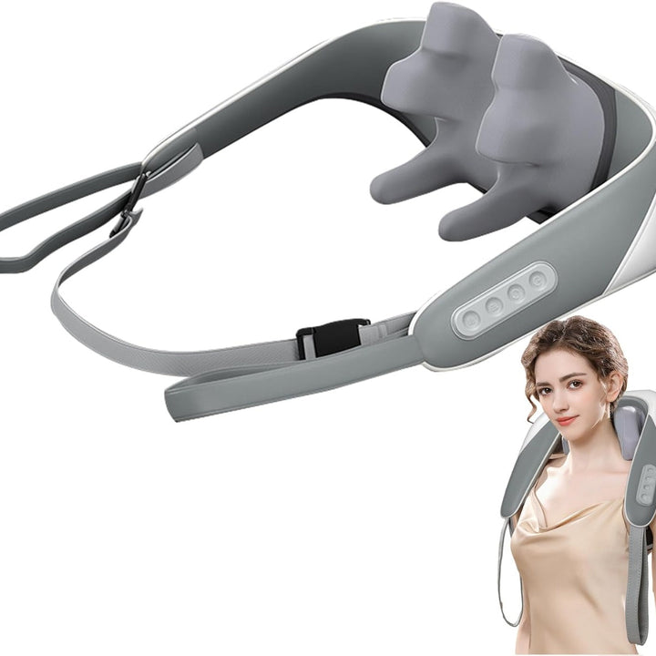 Massajador para pescoço, ombros e costas com calor terapêutico