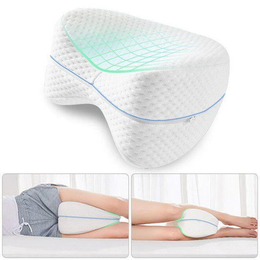 PACK 2 TRAVESSEIRO ORTOPÉDICO PARA PERNAS E JOELHOS – Alívio e Conforto Durante o Sono