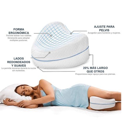 PACK 2 TRAVESSEIRO ORTOPÉDICO PARA PERNAS E JOELHOS – Alívio e Conforto Durante o Sono