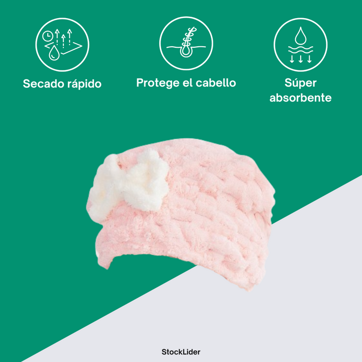 Toalha Secador de Cabelo – Secagem rápida, suave e sem esforço