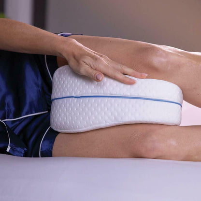 PACK 2 TRAVESSEIRO ORTOPÉDICO PARA PERNAS E JOELHOS – Alívio e Conforto Durante o Sono